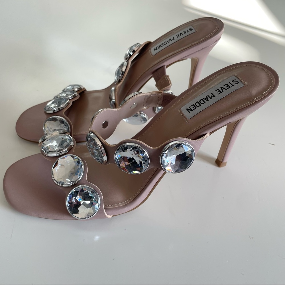 Steve Madden rhinestone high heels